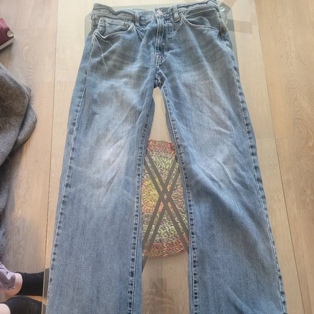 American Eagle Outfitters Men's Original Boot Stone Washed Jeans Size 31x30